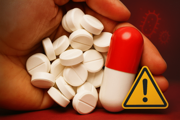 Paracetamol and Ibuprofen Antibiotic Resistance