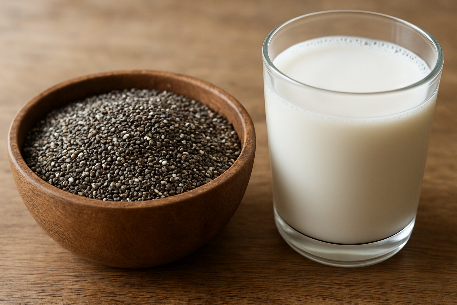 Chia Seeds With Milk