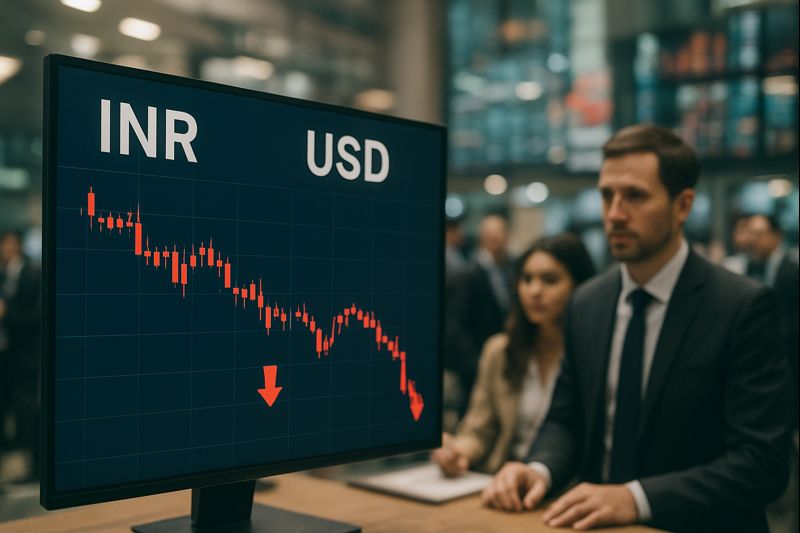 Indian Rupee - US Dollar - forex markets